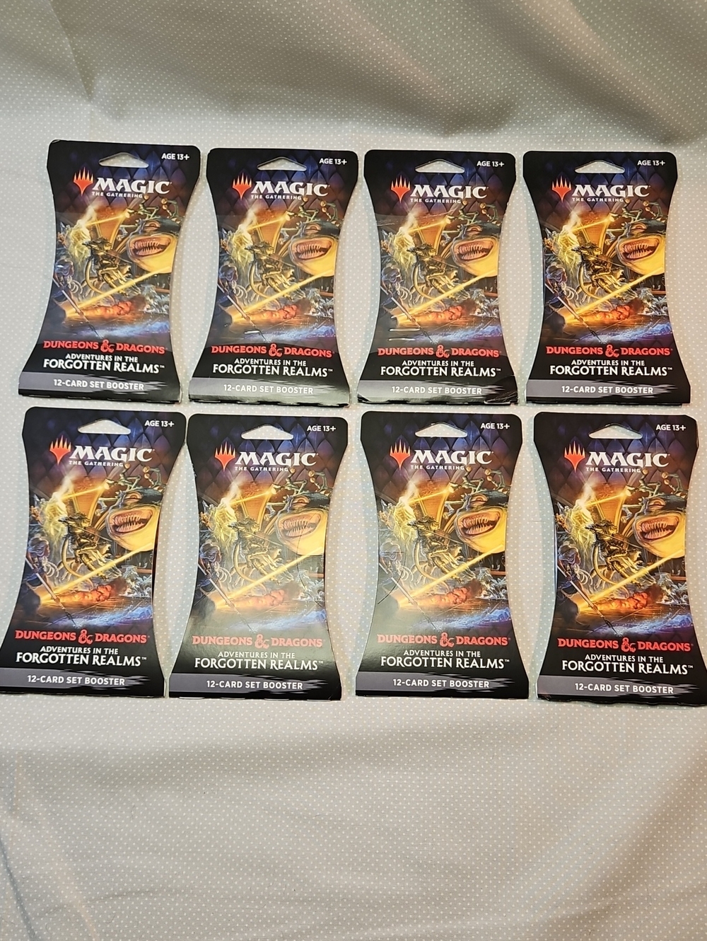 2021 MTG D&D Adventures In The Forgotten Realms 12 Card Set Boosters Sleeved